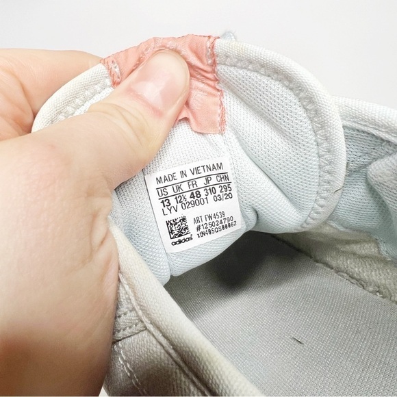 Adidas Nizza Colorful Trefoil Sky Tint Sneakers Size 13 Men’s - Picture 4 of 5